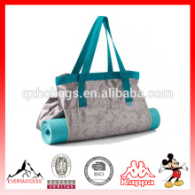 Design elegante à prova d &#39;água yoga mat bag sacola yoga com compartimento de yoga (es-z320